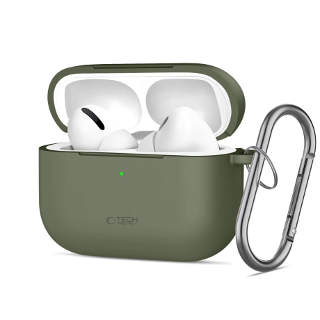 Tech-Protect Silicone Hook futrola za Apple AirPods Pro 3, zelena