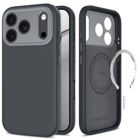 Tech-Protect Uniq MagSafe CC husă pentru iPhone 17 Pro / 18 Pro, gri