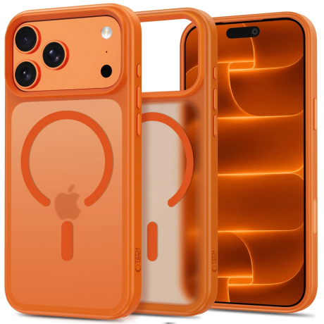 Tech-Protect MagMat MagSafe CC maska za iPhone 17 Pro / 18 Pro, narančasta