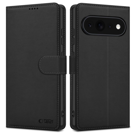 Tech-Protect Wallet husă tip carte pentru Google Pixel 11 Pro XL, neagră