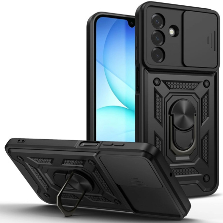 Tech-Protect CamShield maska za Samsung Galaxy A17 / A18 / A26 4G / 5G, crna