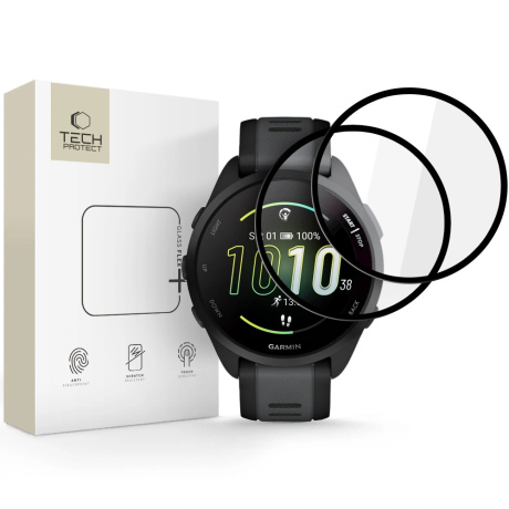 Tech-Protect Glass Flex 2x ochranné sklo na Garmin Forerunner 165, čierne