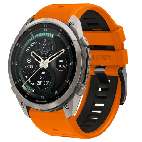 Tech-Protect IconBand remen Garmin QuickFit 22mm, orange / black