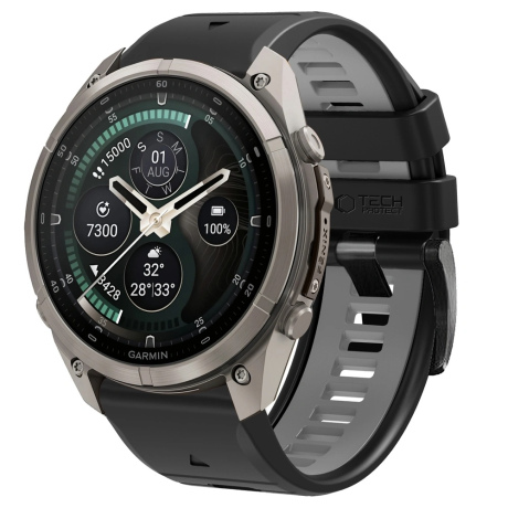 Tech-Protect IconBand remen Garmin QuickFit 22mm, black / grey