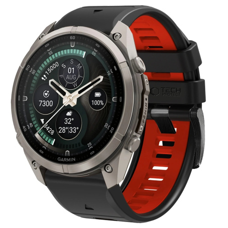 Tech-Protect IconBand remen Garmin QuickFit 26mm, black / red