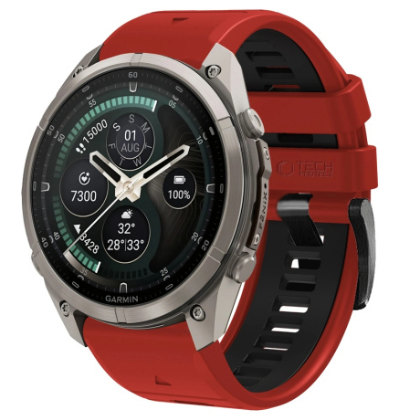 Tech-Protect IconBand remen Garmin QuickFit 26mm, red / black