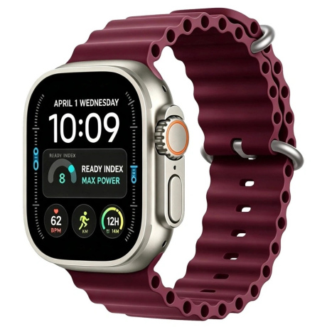 Tech-Protect Iconband Pro remen za Apple Watch 44 / 45 / 46 / 49 mm, deep burgundy