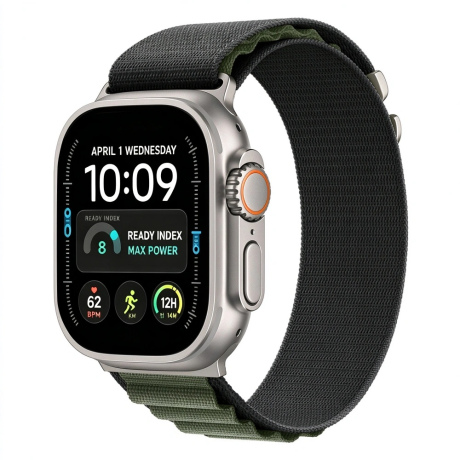 Tech-Protect Nylon Pro remen za Apple Watch 44/45/46/49mm, black / green