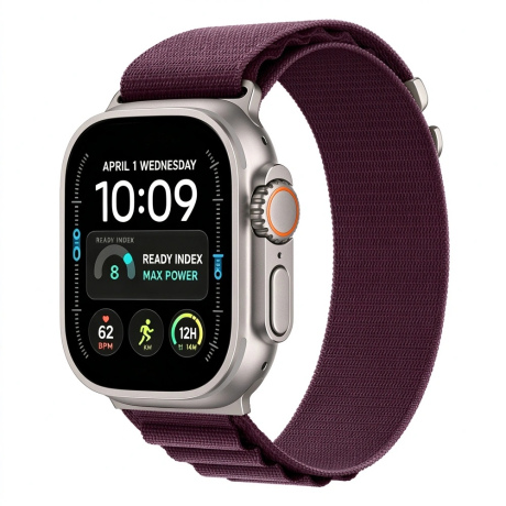 Tech-Protect Nylon Pro remen za Apple Watch 44/45/46/49mm, deep burgundy