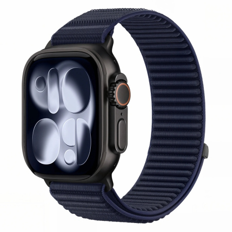 Tech-Protect Nylon Loop remen za Apple Watch 44/45/46/49mm, navy blue