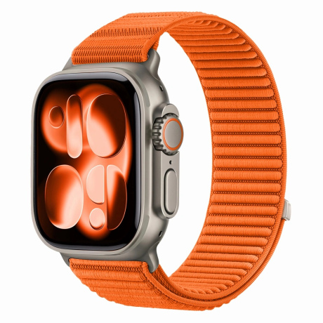 Tech-Protect Nylon Loop remen za Apple Watch 44/45/46/49mm, orange