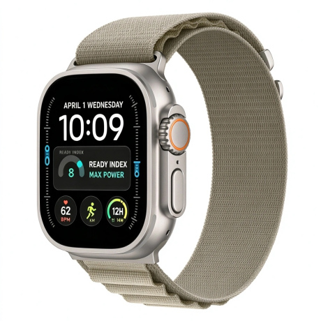 Tech-Protect Nylon Pro remen za Apple Watch 44/45/46/49mm, titanium / olive