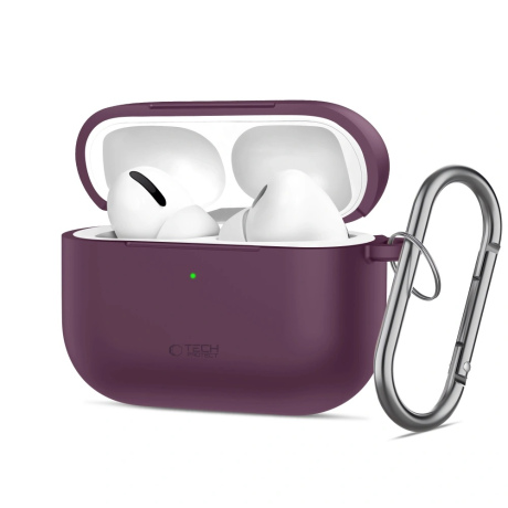 Tech-Protect Silicone Hook futrola za Apple AirPods Pro 3, bordo