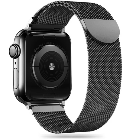 Tech-Protect Milanese řemínek na Apple Watch 42/44/45/49mm, black