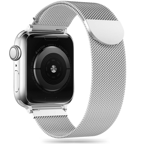 Tech-Protect Milanese řemínek na Apple Watch 38/40/41mm, silver