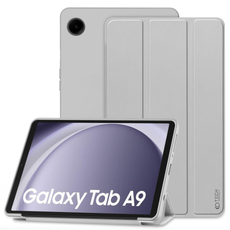 Tech-Protect Smartcase pouzdro na Samsung Galaxy Tab A9 8.7\'\', šedé