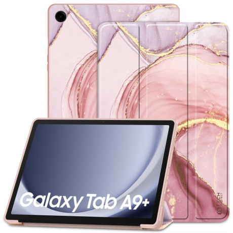 Tech-Protect Smartcase pouzdro na Samsung Galaxy Tab A9 Plus 11\'\', marble