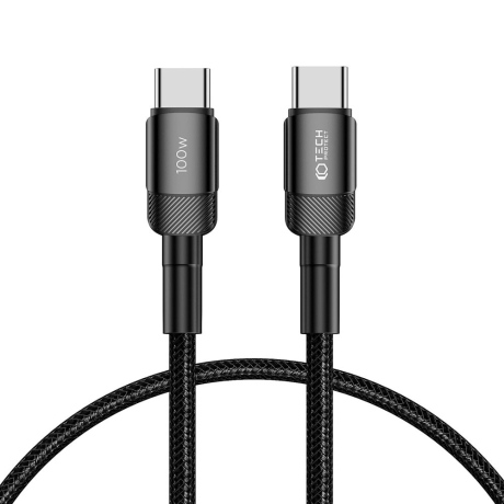 Tech-Protect Ultraboost Evo kabel USB-C / USB-C PD 100W 5A 25cm, černý