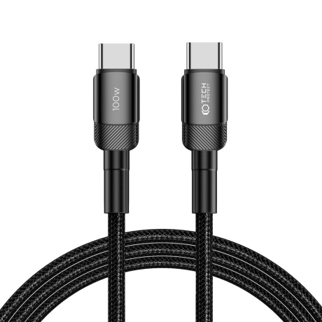 Tech-Protect Ultraboost Evo kabel USB-C / USB-C PD 100W 5A 2m, černý
