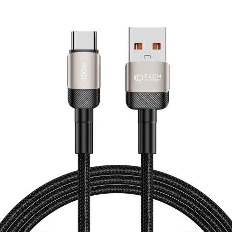 Tech-Protect Ultraboost Evo kábel USB / USB-C 100W 5A 2m, titanium