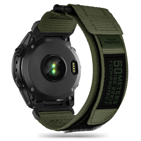 Tech-Protect Scout remienok na Garmin Fenix 5 / 6 / 6 Pro / 7, military green