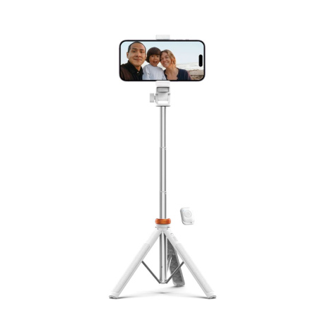 Tech-Protect L03S bluetooth selfie tyč se stativem, bílá