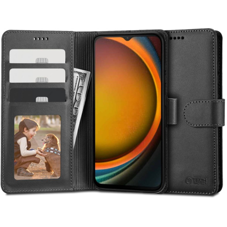 Tech-Protect Wallet knížkové pouzdro na Samsung Galaxy Xcover 7, černé