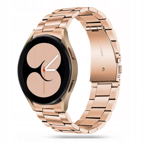 Tech-Protect Stainless remienok na Samsung Galaxy Watch 4 / 5 / 5 Pro / 6, blush gold