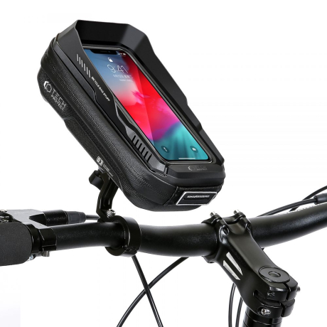 Tech-Protect XT3S držiak na mobil na bicykel, čierny