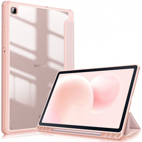 Tech-Protect SmartCase Hybrid puzdro na Samsung Galaxy Tab S6 Lite 10.4\'\' 2020 - 2024, ružové (TEC923371)