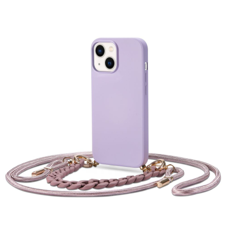 Tech-Protect Icon Chain kryt na iPhone 14 Plus, fialový