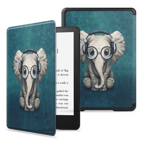 Tech-Protect Smartcase pouzdro na Amazon Kindle Paperwhite 5, elephant