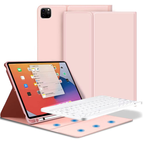 Tech-Protect SC Pen pouzdro s klávesnicí na iPad Pro 11'' 2020 / 2021 / 2022, růžové (TEC929186)