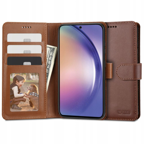 Tech-Protect Wallet knižkové puzdro na Samsung Galaxy A54 5G, hnedé
