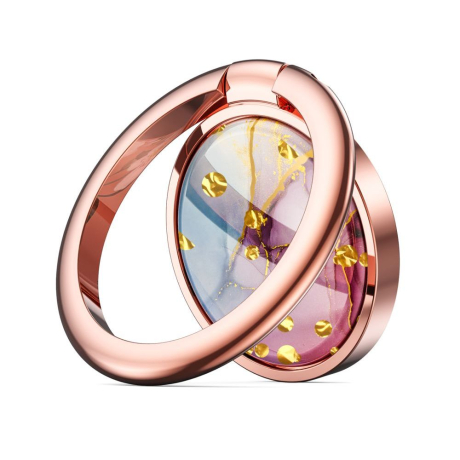 Tech-Protect Magnetic Ring držiak na mobil na prst, marble rose