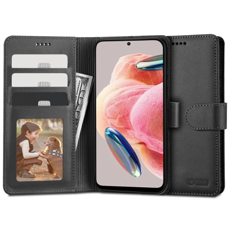 Tech-Protect Wallet knížkové pouzdro na Xiaomi Redmi Note 12 4G, černé