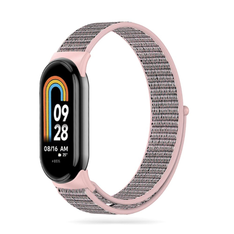 Tech-Protect Nylon řemínek na Xiaomi Smart Band 8, pink