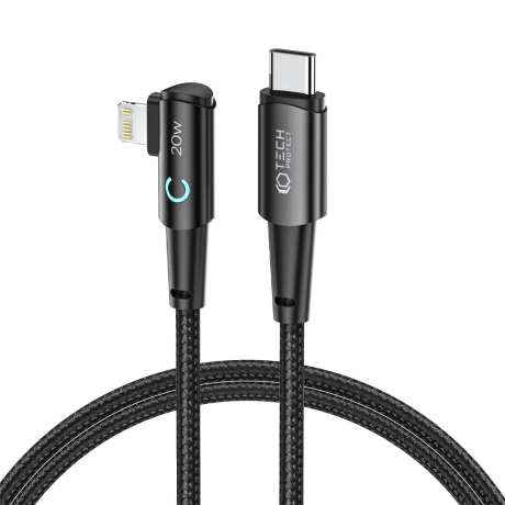 Tech-Protect Ultraboost L kabel USB-C / Lightning PD 20W 3A 1m, šedý