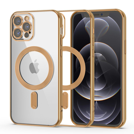 Tech-Protect Magshine MagSafe kryt na iPhone 12 Pro, zlatý