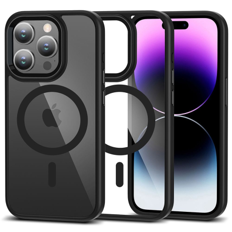Tech-Protect Magmat MagSafe kryt na iPhone 15 Pro, čierny