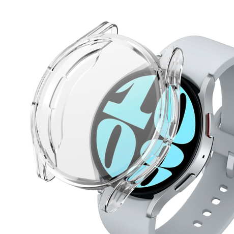 Tech-Protect Defense puzdro so sklom na Samsung Galaxy Watch 6 44mm, priesvitné
