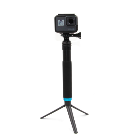 Telesin selfie tyč na sportovní kamery, černá (GP-MNP-090-D)