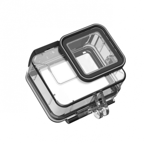 Telesin Waterproof vodotesné puzdro na GoPro Hero 8, čierne/priesvitné (GP-WTP-801)