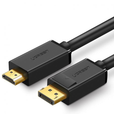 Ugreen Deluxe Computer kábel DisplayPort - HDMI 4K 3m, čierny (DP101 10203)