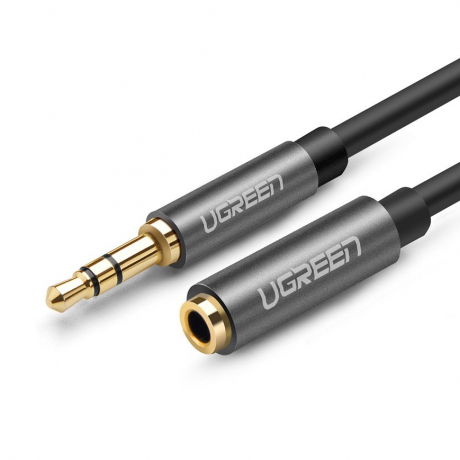 Ugreen Cord audio kábel 3,5mm mini jack 3m, strieborný (10595)