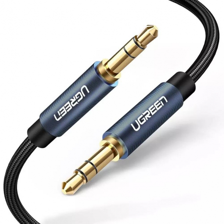 Ugreen AV122 audio kabel 3.5mm mini jack M/M 2m, modrý (10687)
