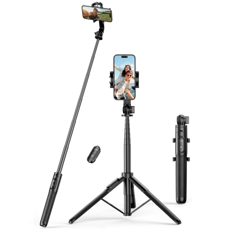 Ugreen LP586 bluetooth selfie tyč so statívem, černá