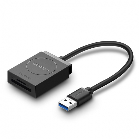 Ugreen Card reader čítačka kariet USB 3.0 SD / micro SD, čierna (20250)