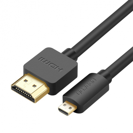 Ugreen HD127 kábel HDMI - micro HDMI 4K 1.5m, čierny