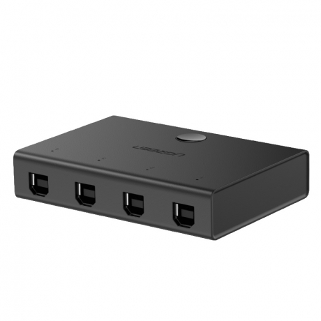 Ugreen US158 Switch adaptér 4x USB 2.0, čierny (30346)